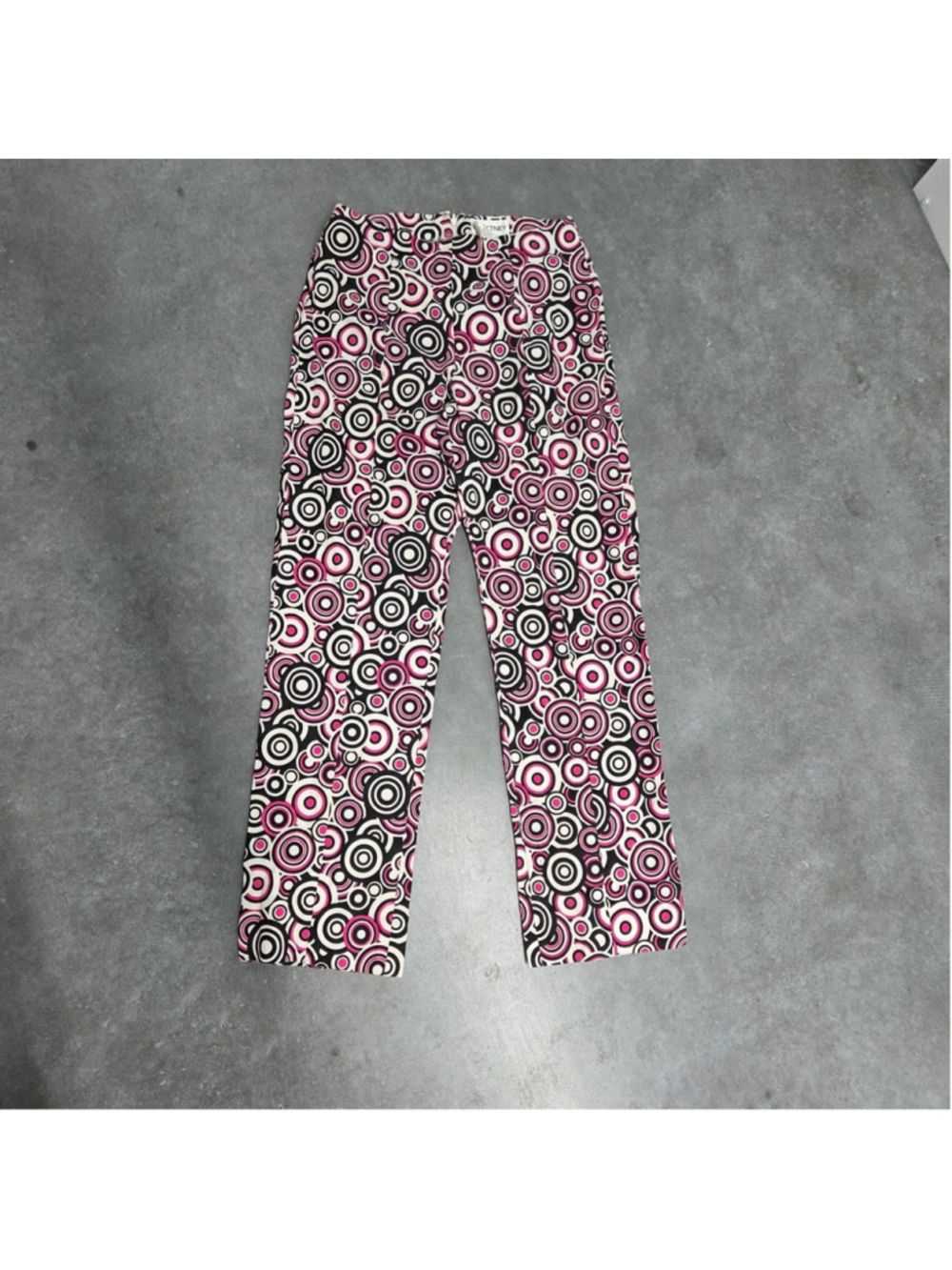 Brittney Circle Pants Size 4 y2k Whimsigoth Pop Art Space Age Psychedelic Retro